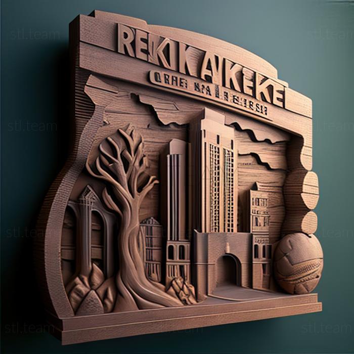 3D модель Літл-Рок, Арканзас (STL)